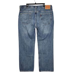 Levis 569 Jeans 40x32 Cotton Medium Wash Blue Denim Men's Pants